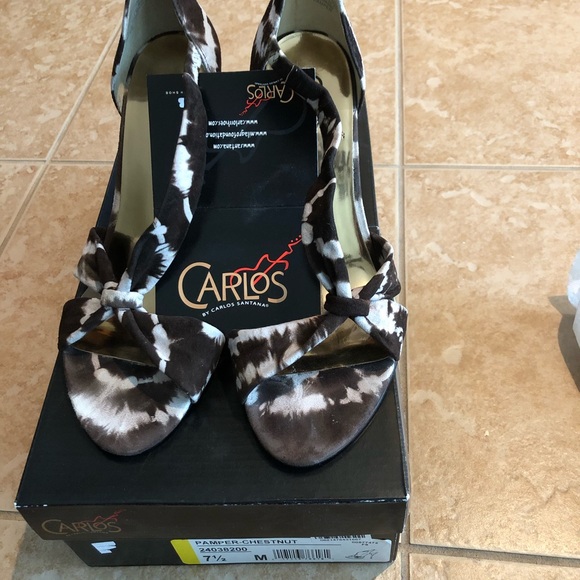 Carlos Santana- tye-dye strappy heels 👠Size 7’1 - Picture 2 of 5